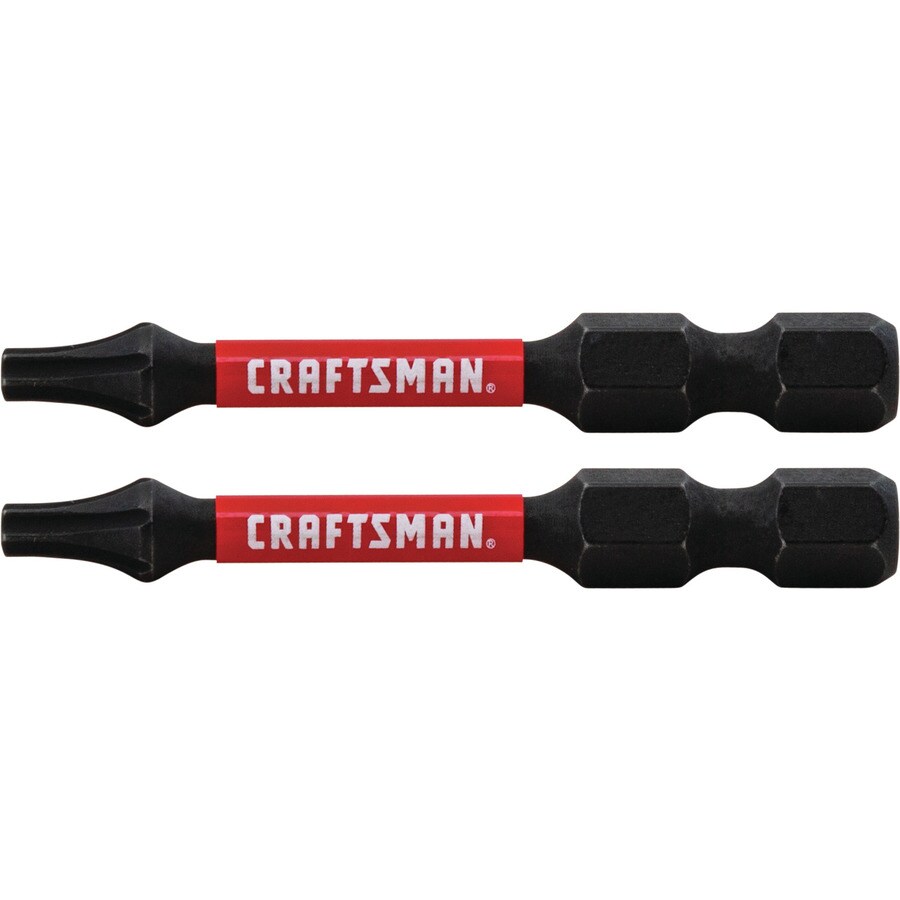 CRAFTSMAN IMPACT RATED 2Piece 1/4in x 2in Torx Impact Driver Bit in
