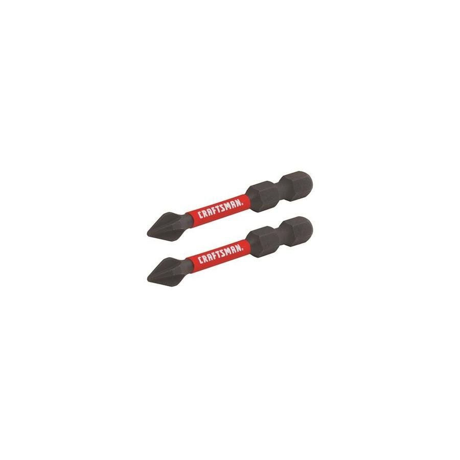 CRAFTSMAN IMPACT RATED 2Piece 1/4in x 2in Phillips Impact Driver Bit