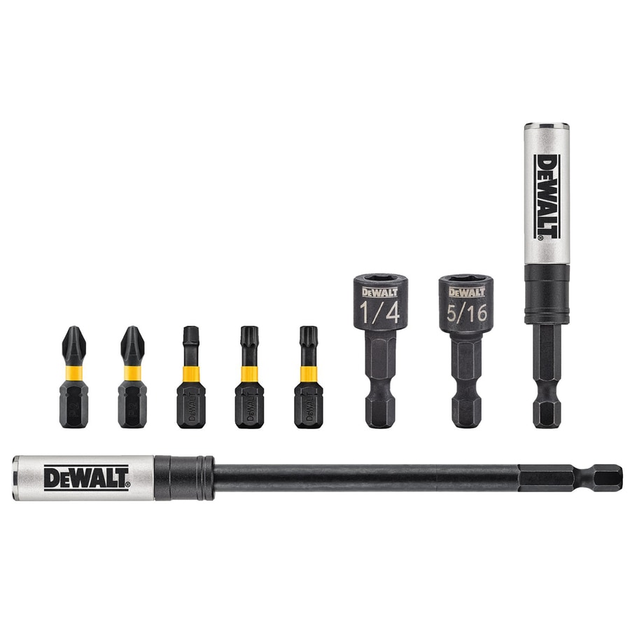 DEWALT IMPACT READY FlexTorq 9 Piece Impact Driver Bit Set At Lowes