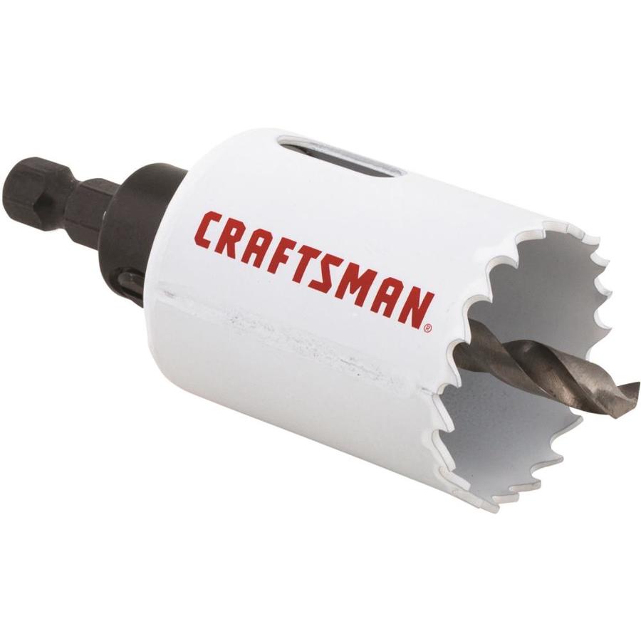 CRAFTSMAN 1-1/2-in Bi-Metal Arbored Hole Saw in the Hole Saws & Kits