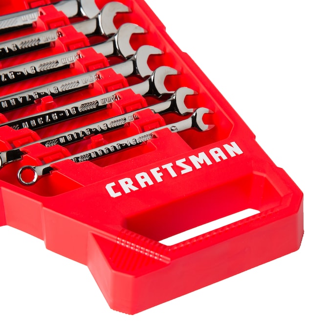 CRAFTSMAN 7-Piece 12-Point Metric Standard Combination Wrench Set in
