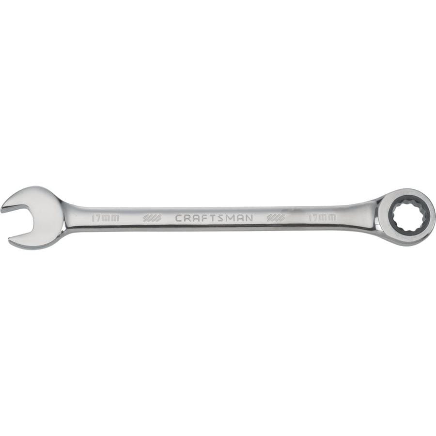 CRAFTSMAN Ratcheting Wrench 72-Tooth 12-Point 17mm Metric Reversible CMMT42428