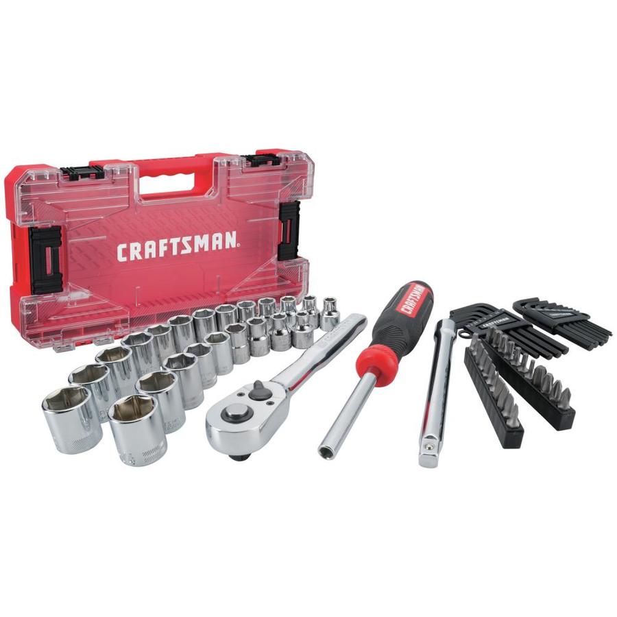 CRAFTSMAN 63-piece Mechanic's Tool Set In The Mechanics Tool Sets ...