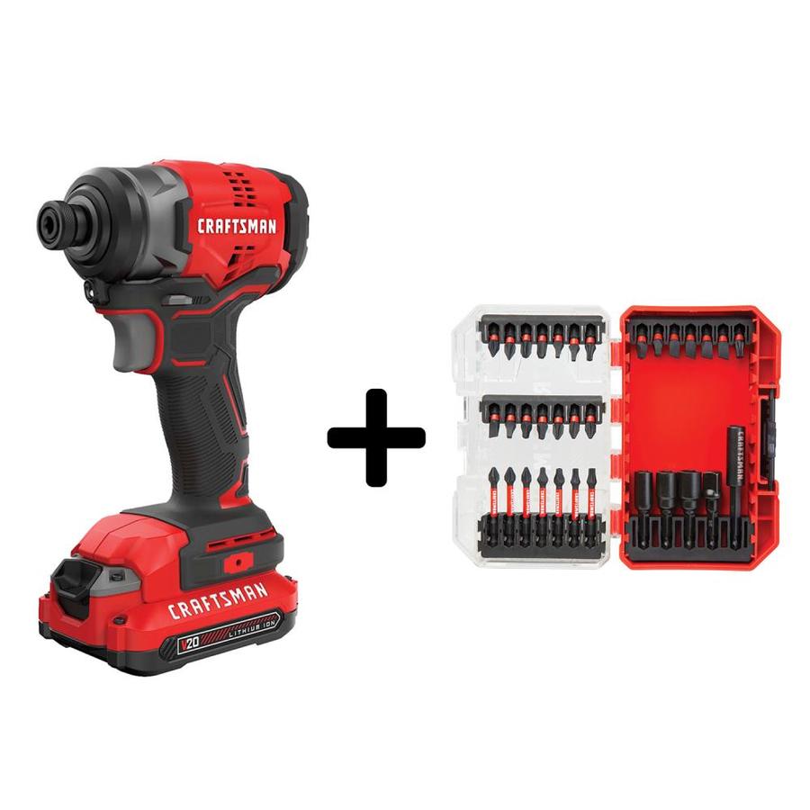 craftsman drill and impact driver set