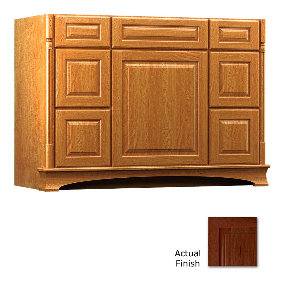 Kraftmaid 48 In Autumn Blush Bathroom Vanity Cabinet In The Bathroom Vanities Without Tops Department At Lowes Com