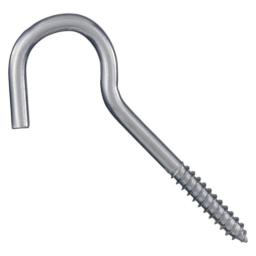 National Hardware N100386 (2156BC) 1/4in x41/4in Screw Hook in Zinc