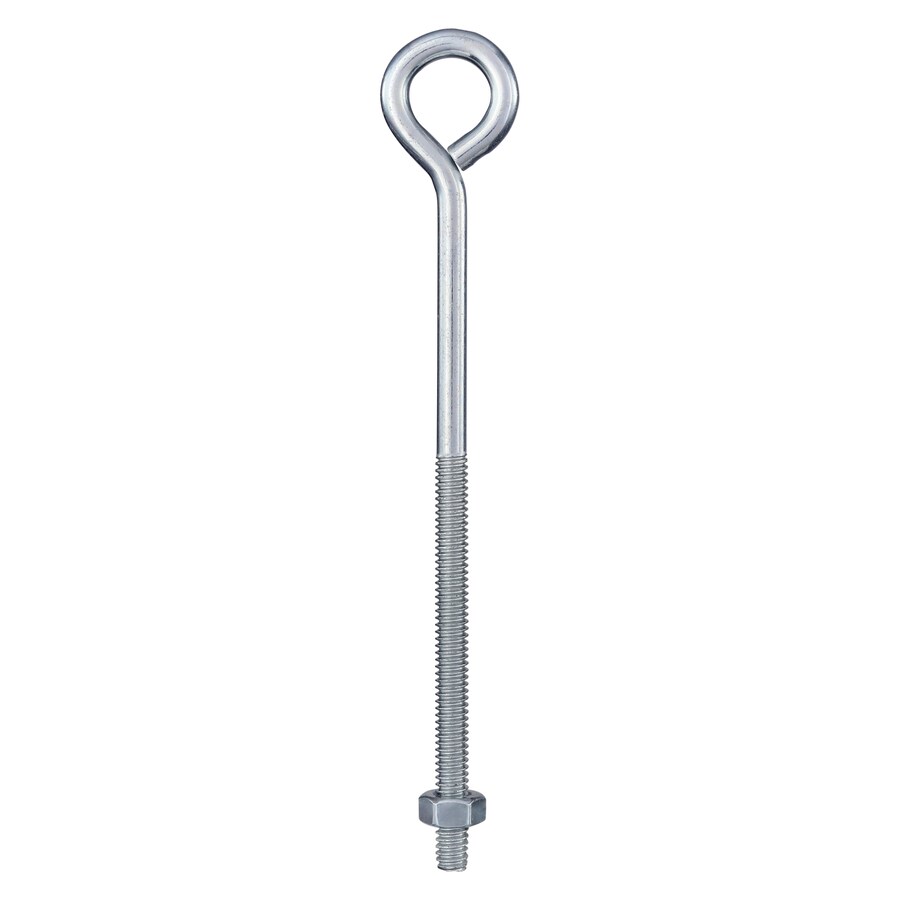 National Hardware N221-630 Eye Bolt, 5/16-18 Thread, 3 In L Thread, 3/4 In ID Dia Eye, 3.72 In L Shank, Stainless Steel