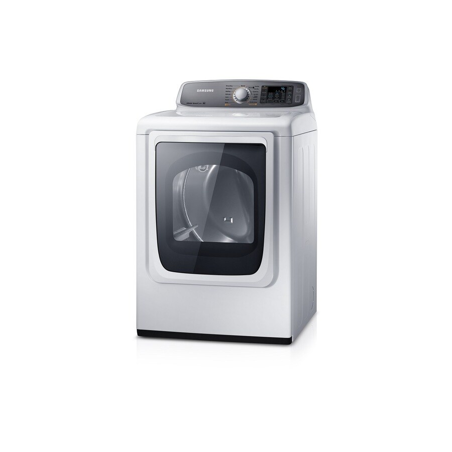 Samsung 7.4cu ft Steam Cycle Electric Dryer (White) in the Electric