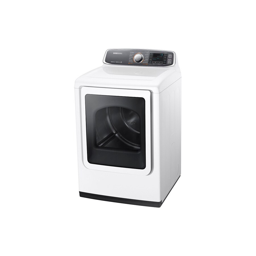 Samsung 7.4cu ft Steam Cycle Electric Dryer (White) ENERGY STAR in the