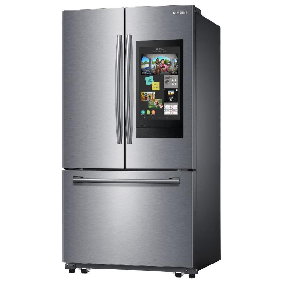 Samsung Family Hub Family Hub 25.1-cu Ft French Door Refrigerator With 