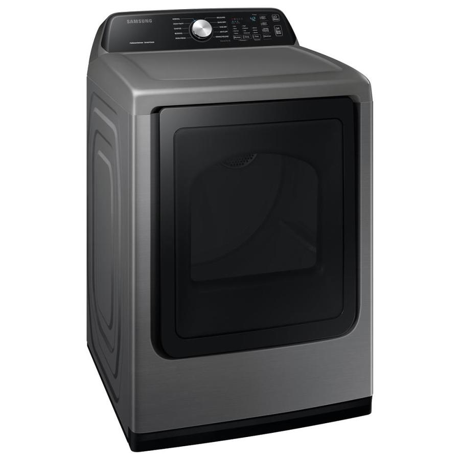 Samsung 7.4cu ft Gas Dryer (Platinum) in the Gas Dryers department at