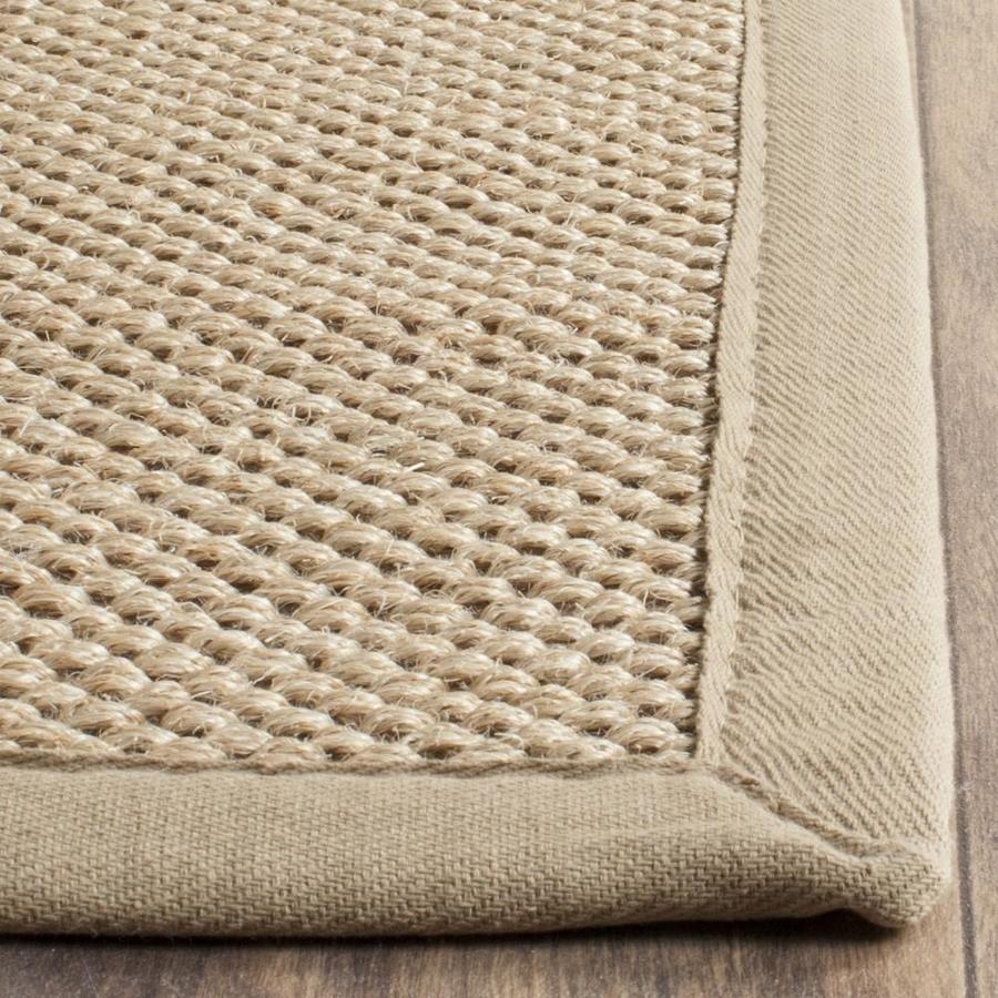 Safavieh Natural Fiber Seaview 8 X 10 Maize/Linen Indoor Solid Coastal ...