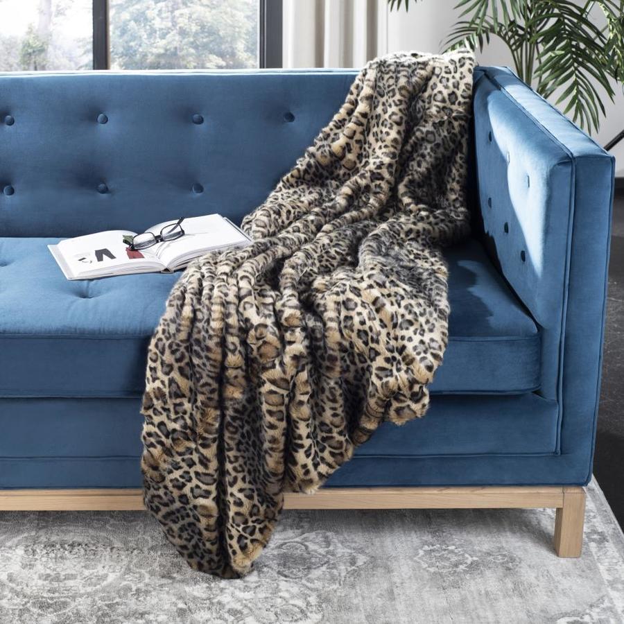 leopard fuzzy blanket