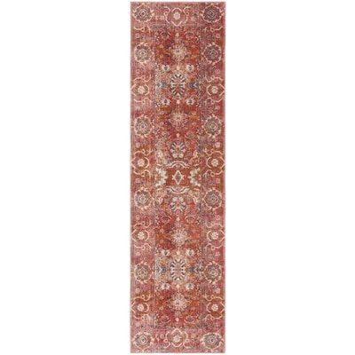 Safavieh Vintage Persian Mya 2 x 12 Red/Orange Indoor Distressed/Overdyed Vintage Runner Safavieh Vintage Persian Mya 2 x 12 Red/Orange Indoor Distressed/Overdyed Vintage Runner