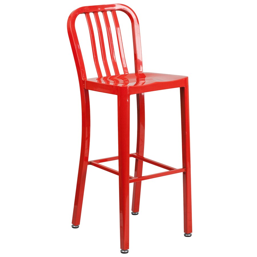 red bar stools