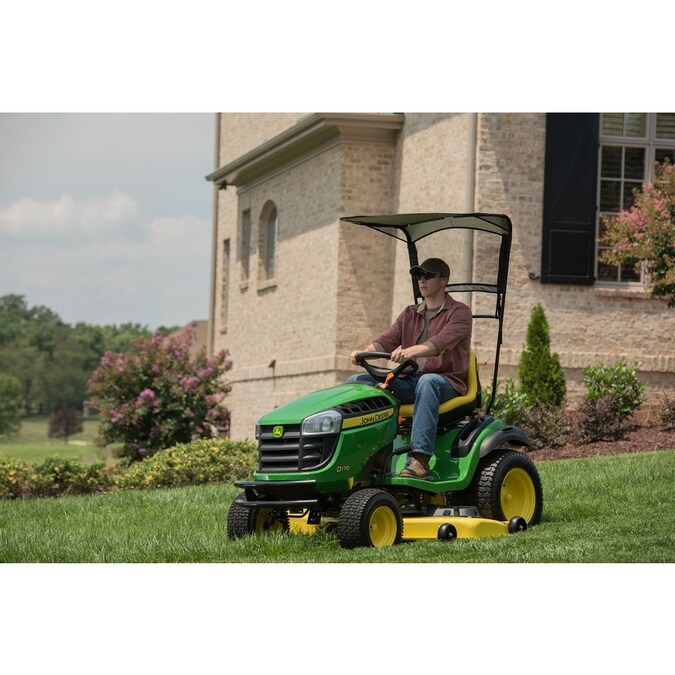 John Deere D170 Carb 25-HP V-Twin Hydrostatic 54-in Riding Lawn Mower (CARB) at Lowes.com