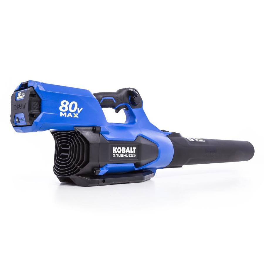 Kobalt 80 Volt Max Lithium Ion Brushless Cordless Electric Leaf Blower 1 Battery Included At 9731