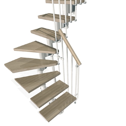 Arke Kompact Ft White Modular Staircase Kit In The Staircase Kits