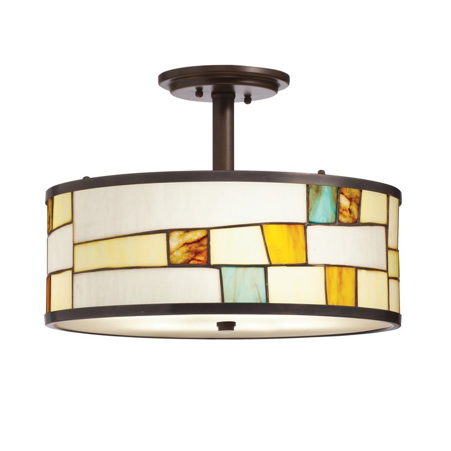 kichler stained glass chandelier