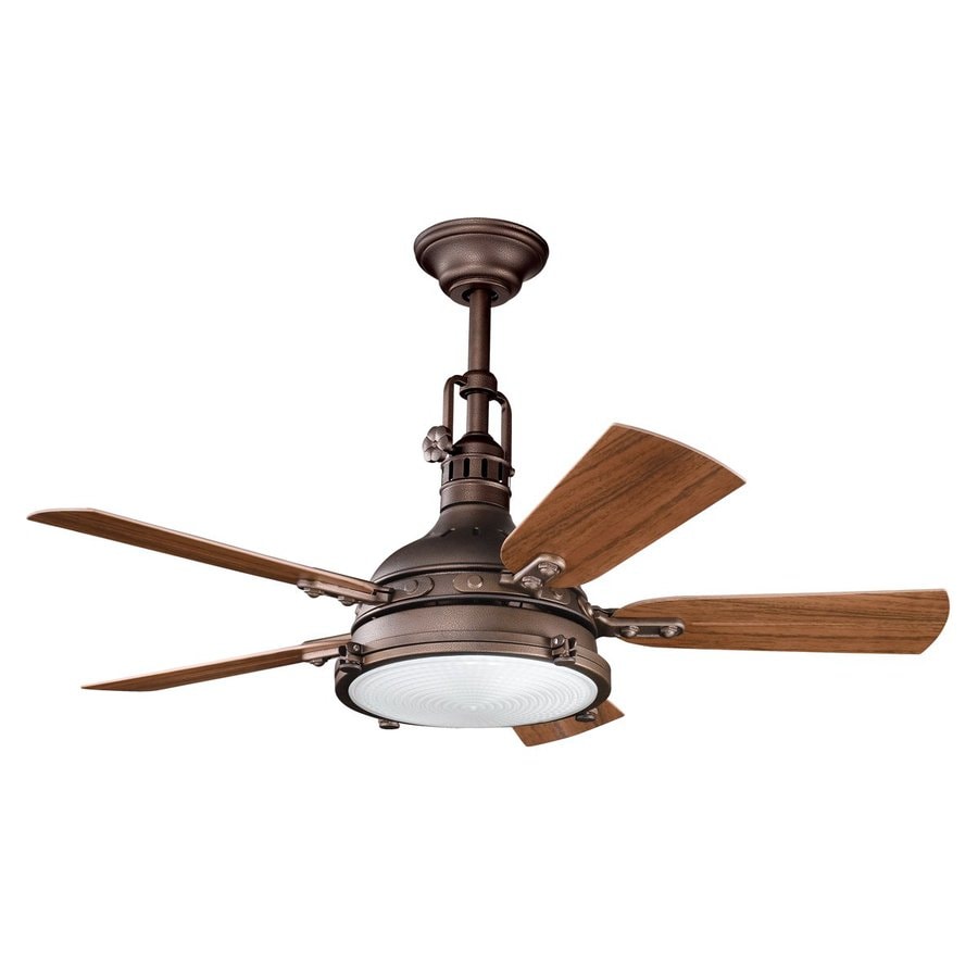 ... /Outdoor Ceiling Fan with Light Kit and Remote (5-Blade) at Lowes.com