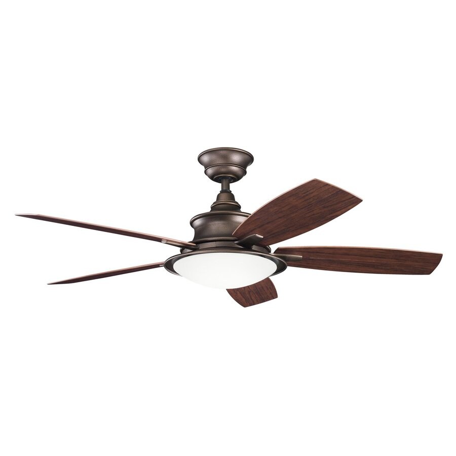 ... /Outdoor Ceiling Fan with Light Kit and Remote (5-Blade) at Lowes.com