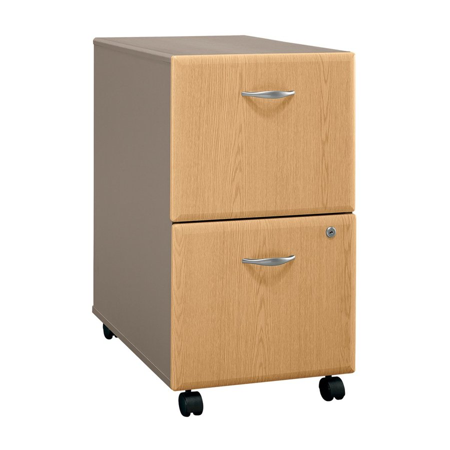 Bush Business Furniture Light Oak Sage 2 Drawer File Cabinet In The File Cabinets Department At Lowes Com