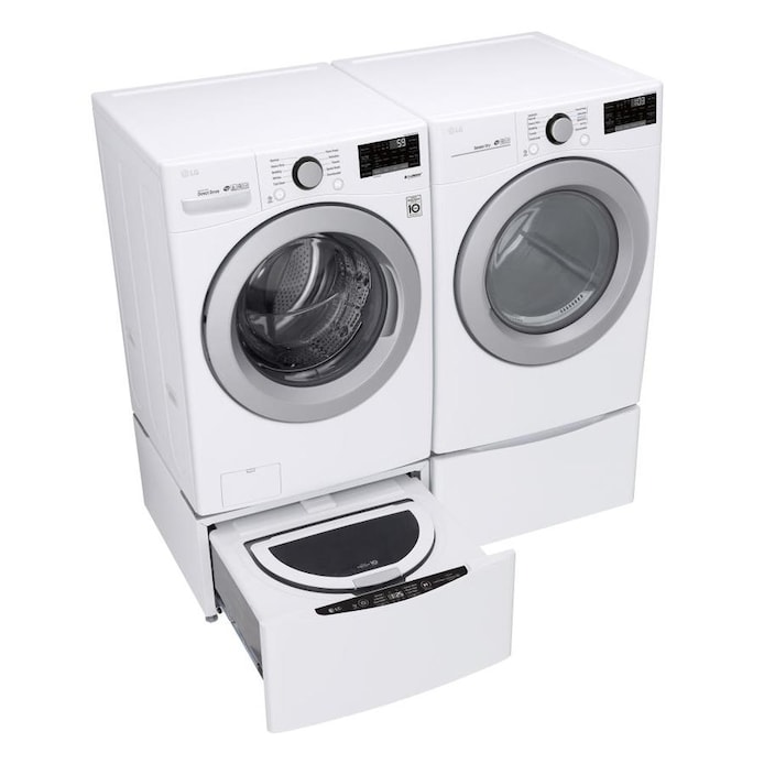 shop-lg-twinwash-white-front-load-washer-electric-dryer-set-at-lowes