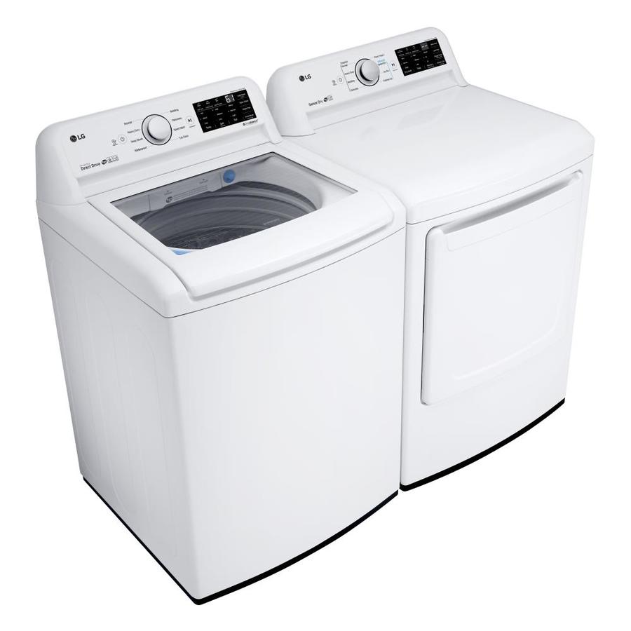 Shop LG High EfficiencyTop Load Washer & Electric Dryer Set at