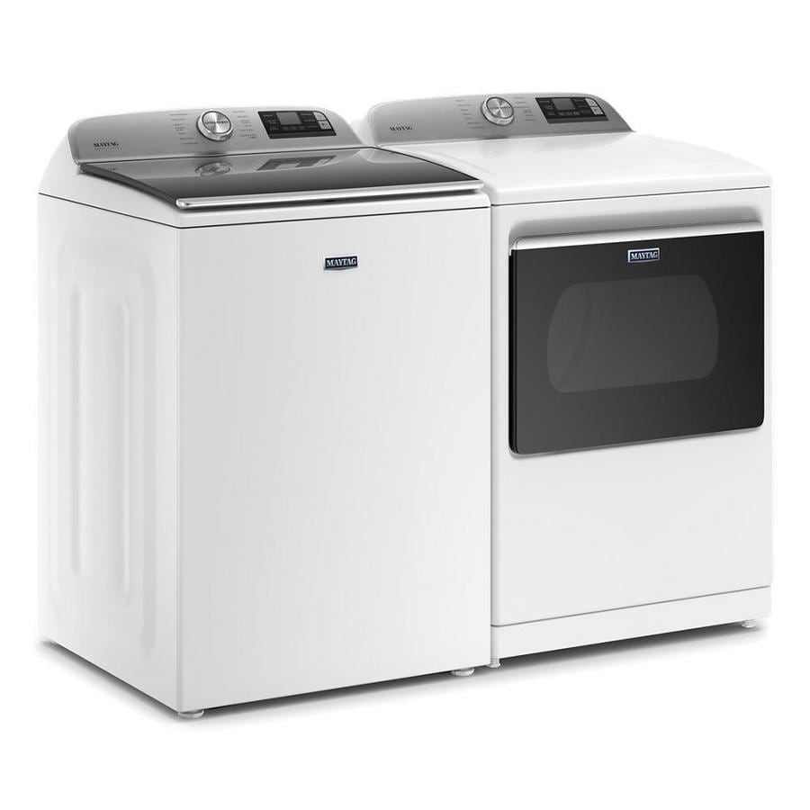 Maytag 5 3 Cu Ft High Efficiency Steam Cycle Top Load Washer Metallic Slate Energy Star In The Top Load Washers Department At Lowes Com