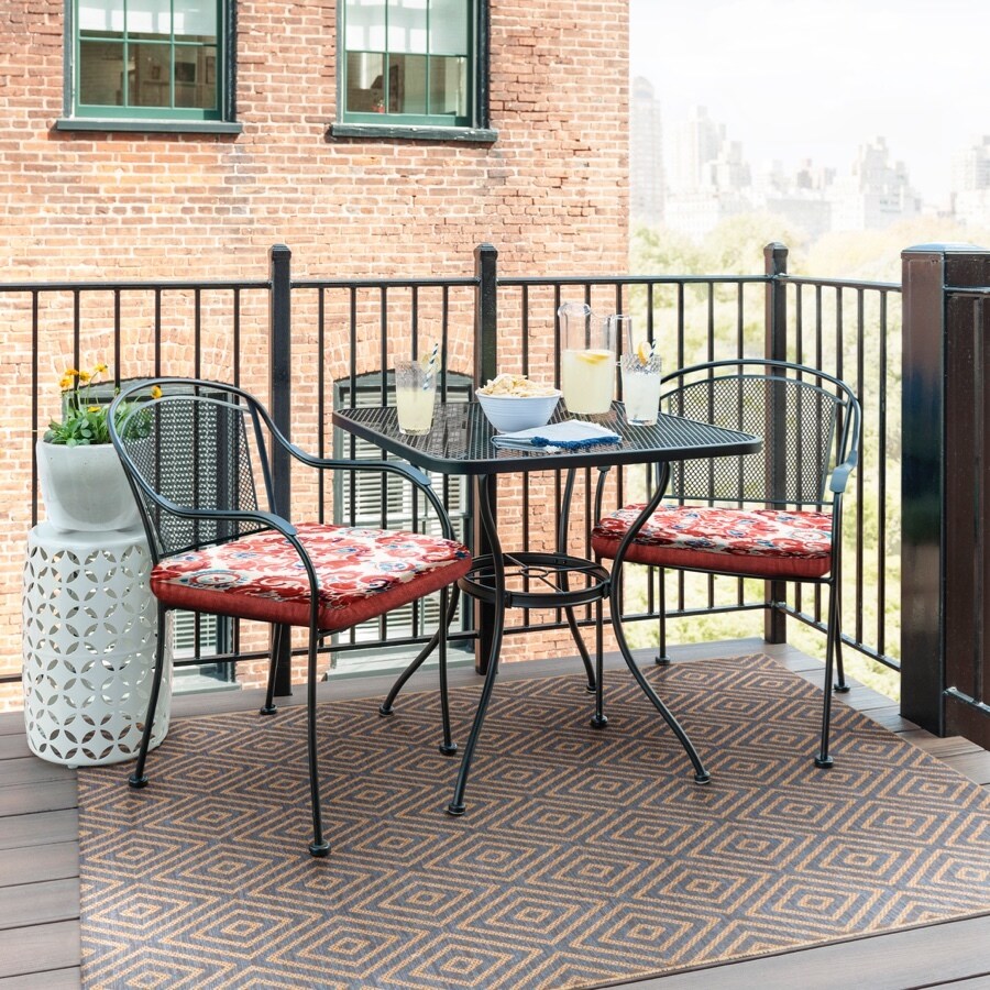 Shop Garden Treasures Davenport 3 Piece Patio Dining Set At Lowes Com