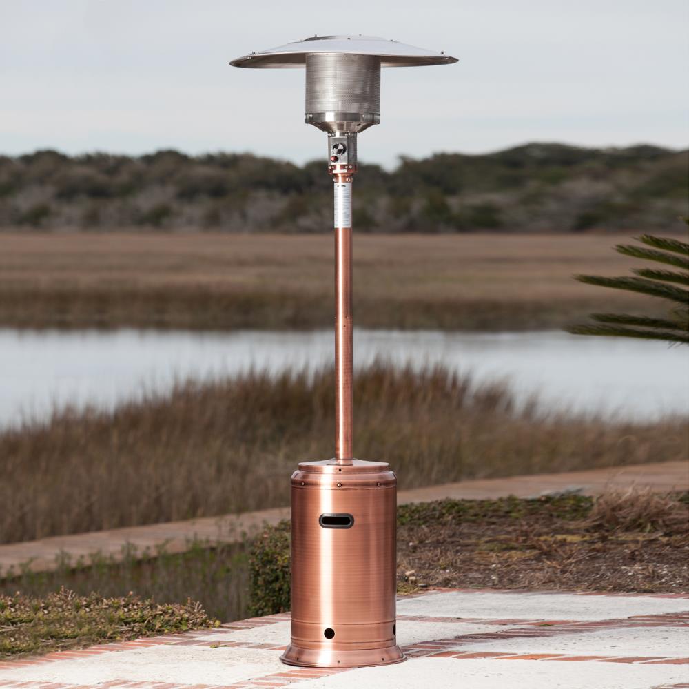fire sense copper finish patio heater