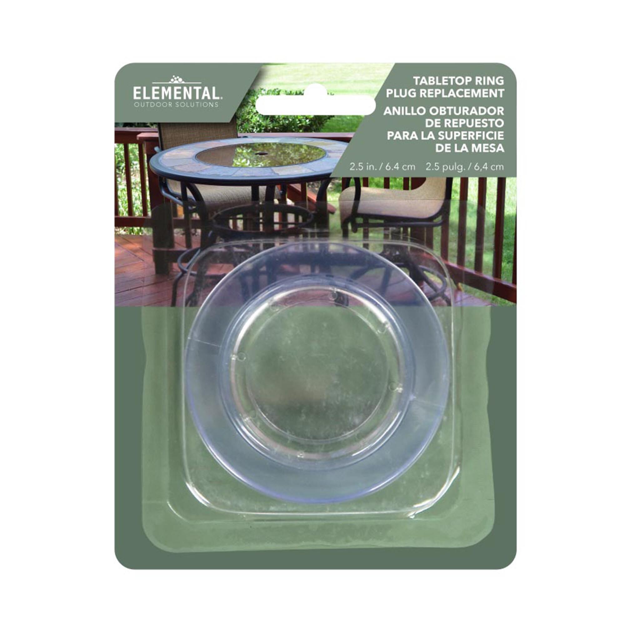 4Sets 2" Table Umbrella Hole Ring and Cap Set for Outdoor Patio Umbrella Plug US 