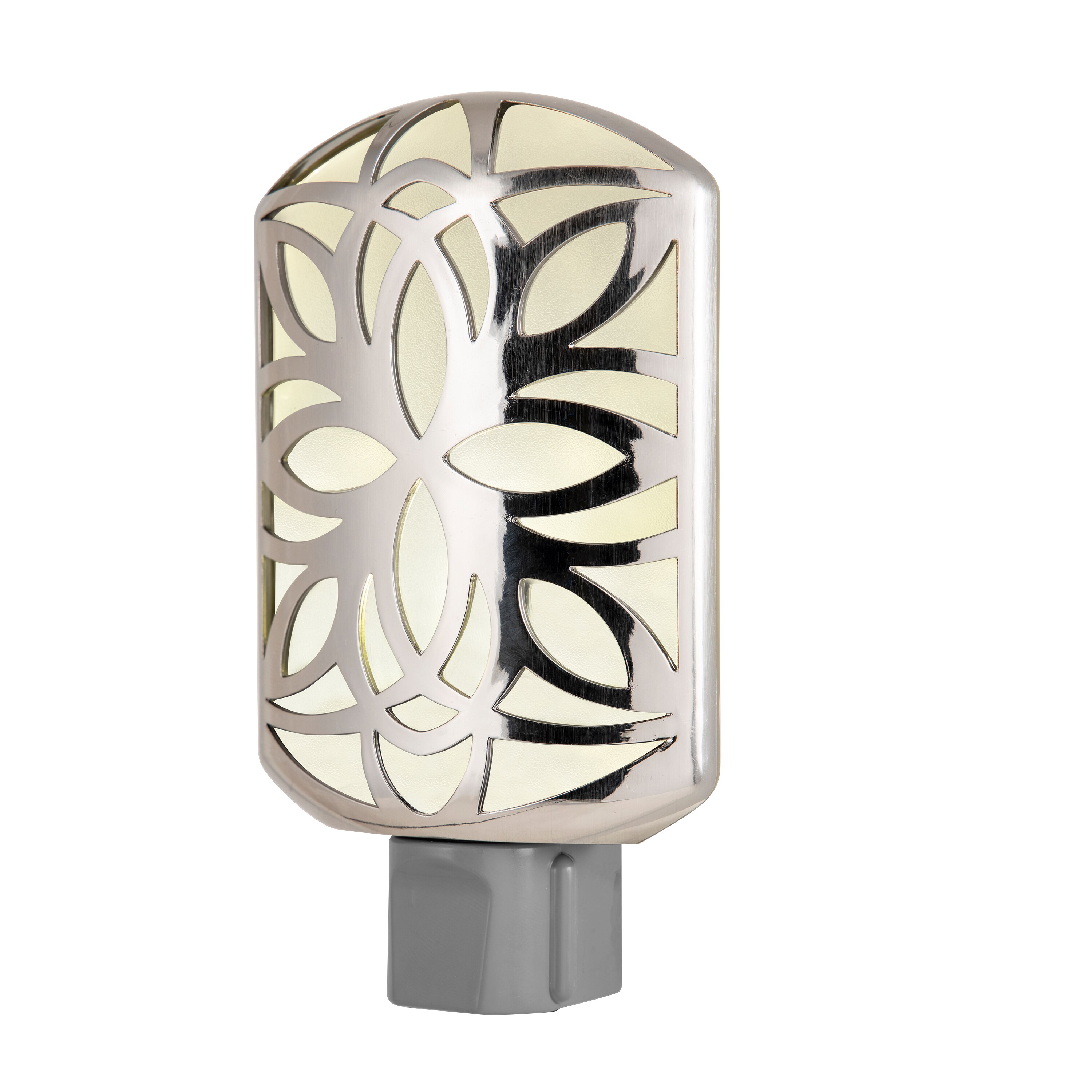 brushed nickel night light