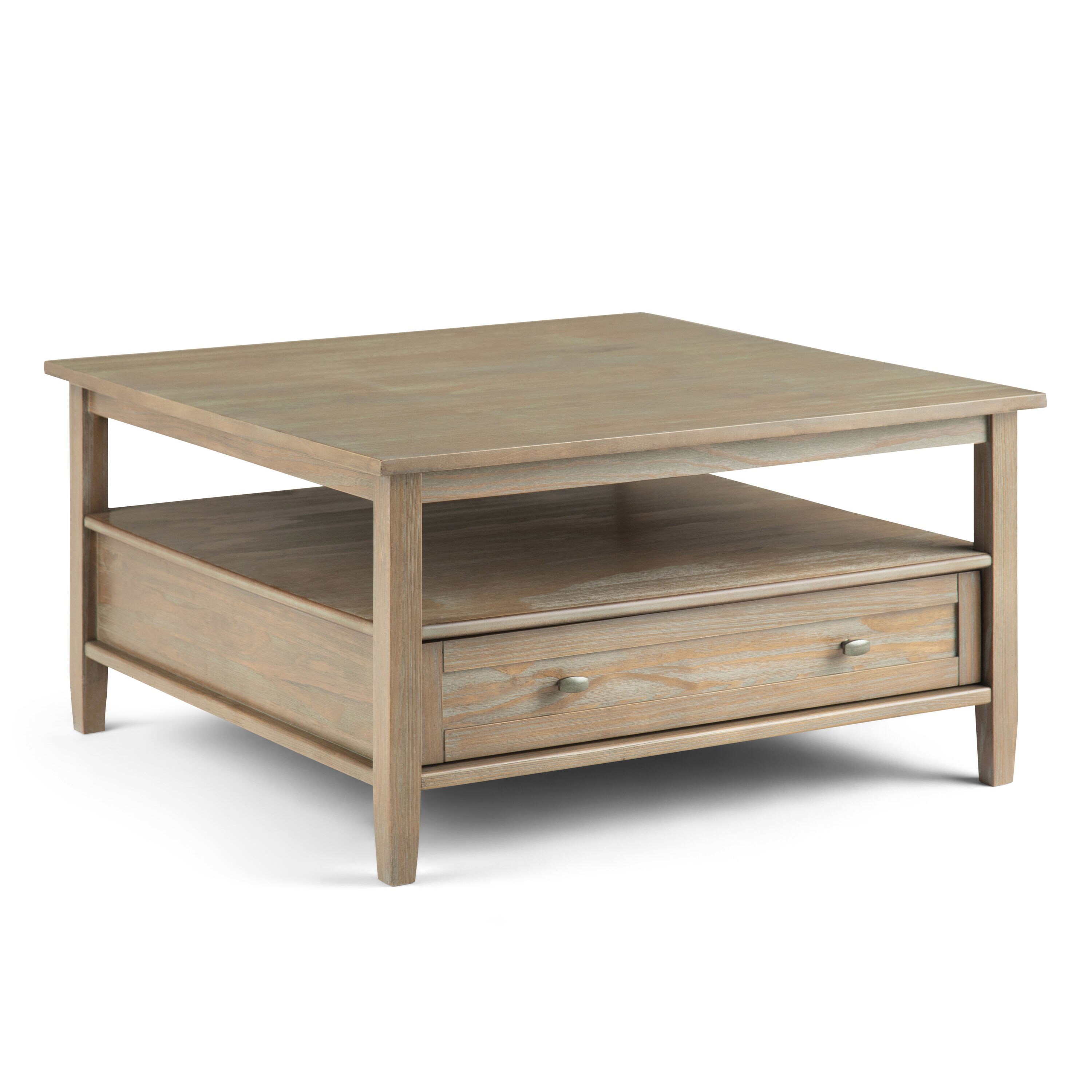 simpli home warm shaker coffee table