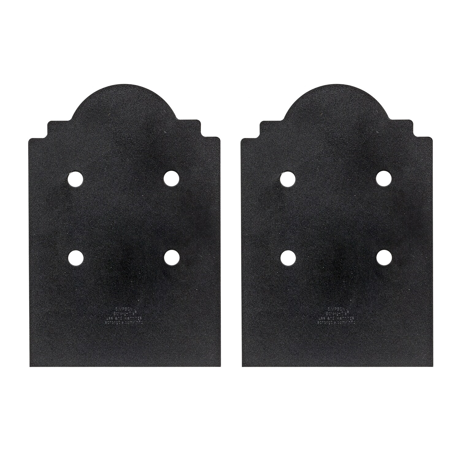 Simpson Strong-Tie Outdoor Accents Black Powder-Coated Post Base for 8x8 Lumber 