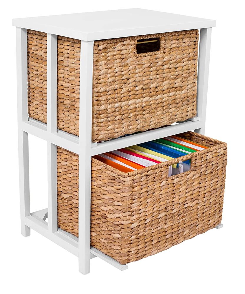 wicker file cabinet