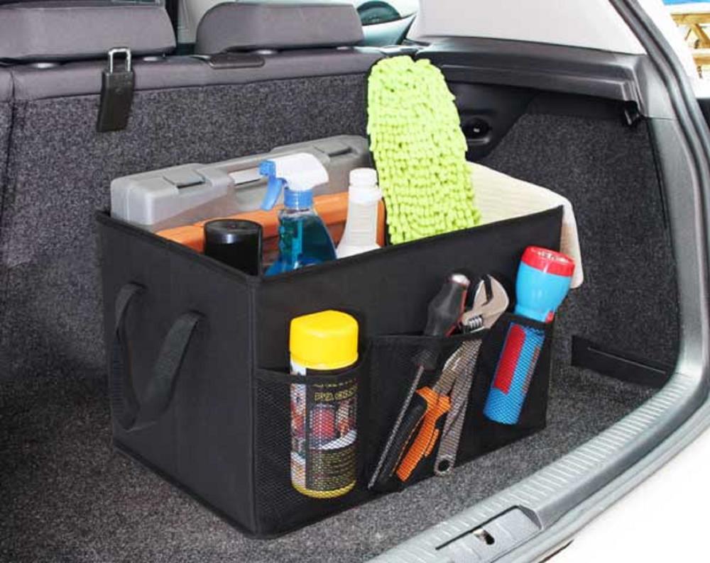 Foldable Car Tidy Box Boot Organiser Storage Holder Travel Supplies Useful LA 