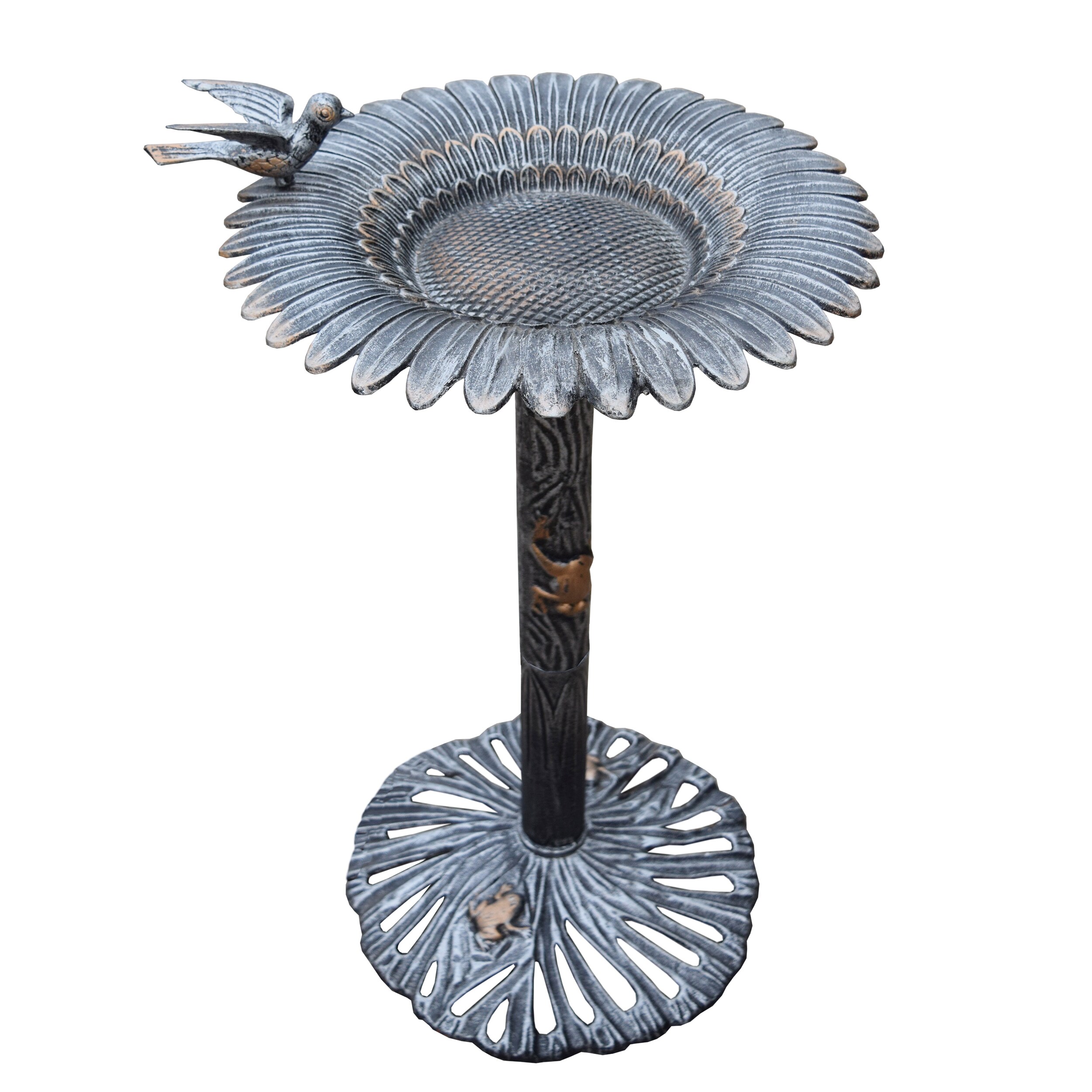 sunflower bird bath lowes