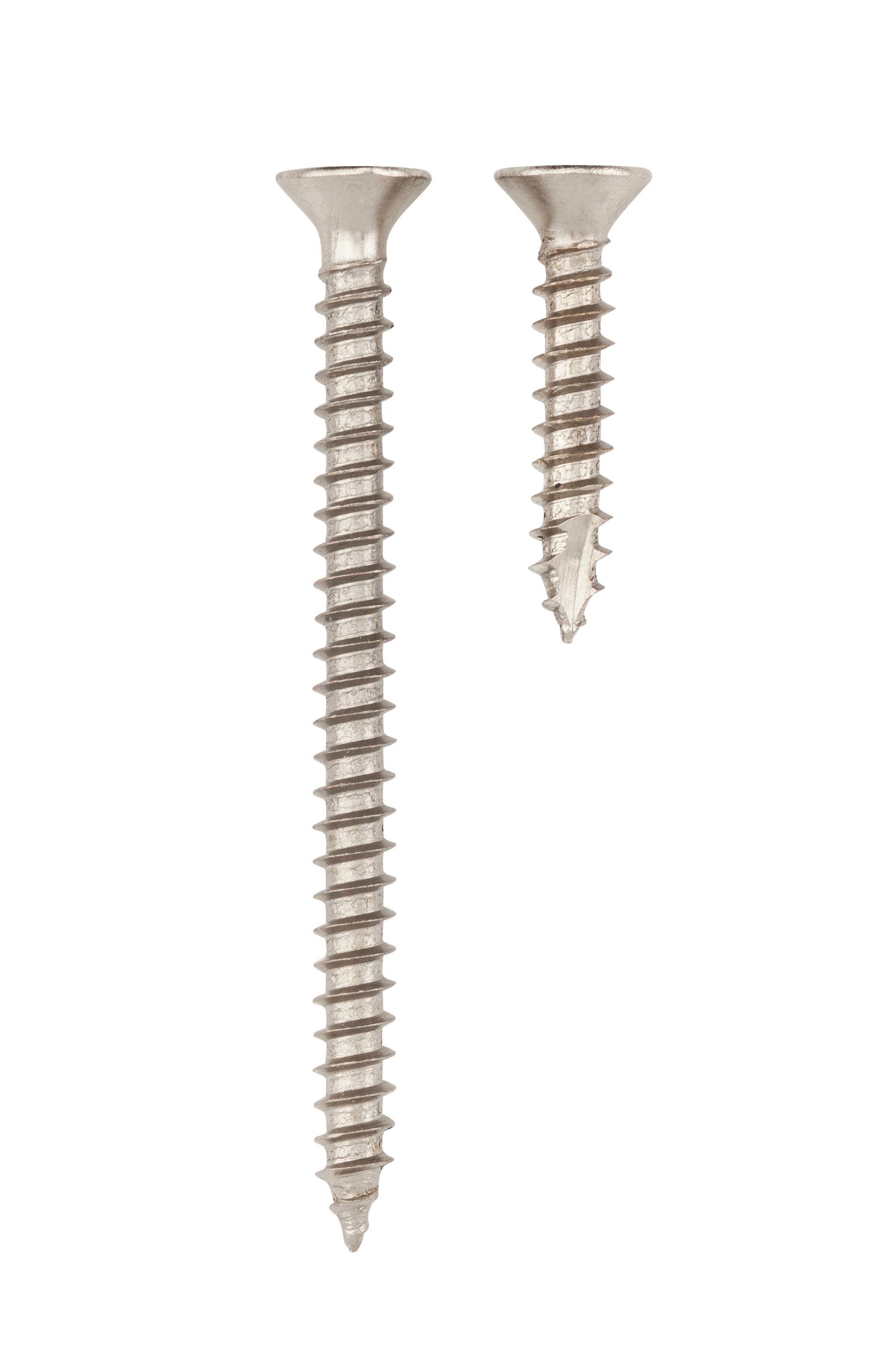 100 Pack Brass Plated Steel Screws-#2 x 1/4"-Small Screws for Wood-Hinge Screws 
