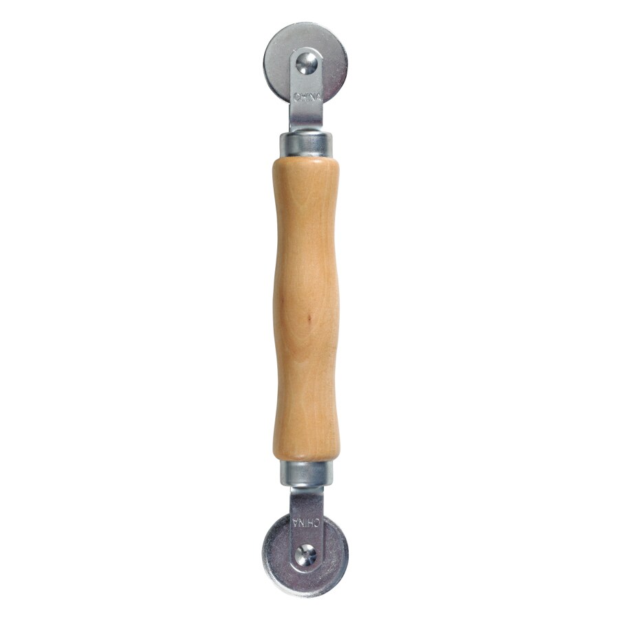Lpraer Screen Roller Tool with Bearing Screen Repair Tool Kit Spline Roller with Wooden Handle and Puller Hook for Installing Door Screens Window