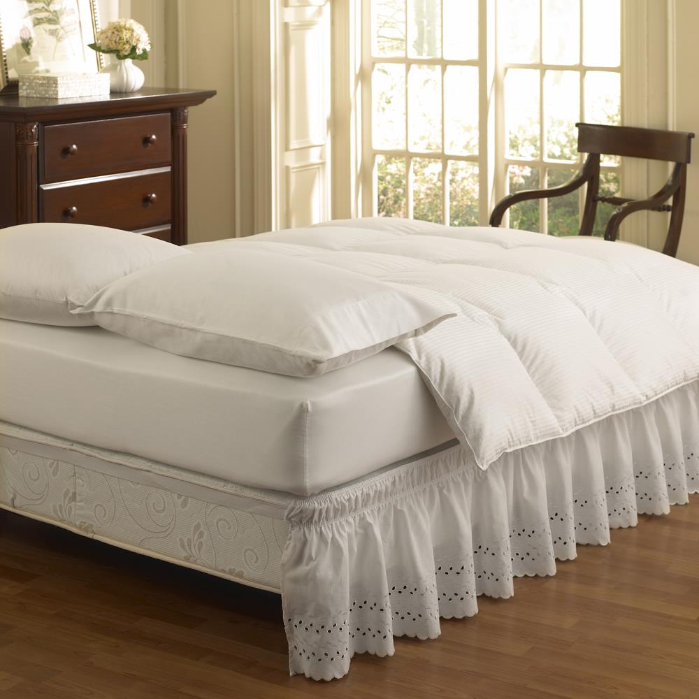 how to make a queen bed skirt