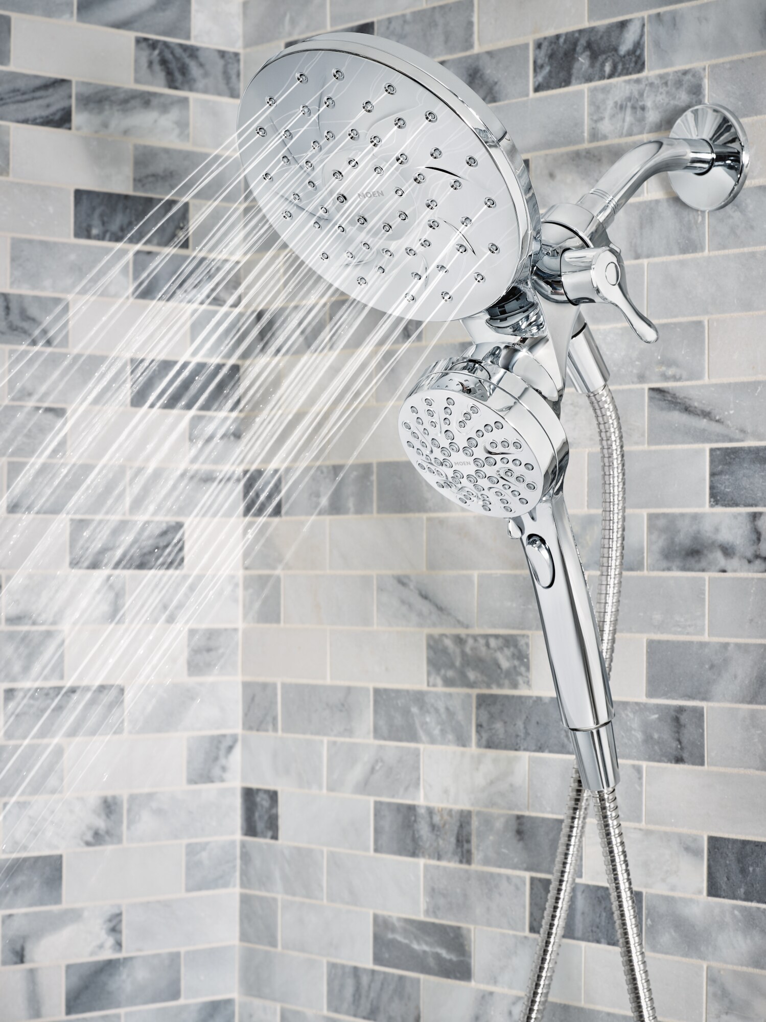 Moen Graeden Chrome 1-handle Bathtub and Shower Faucet Valve Included