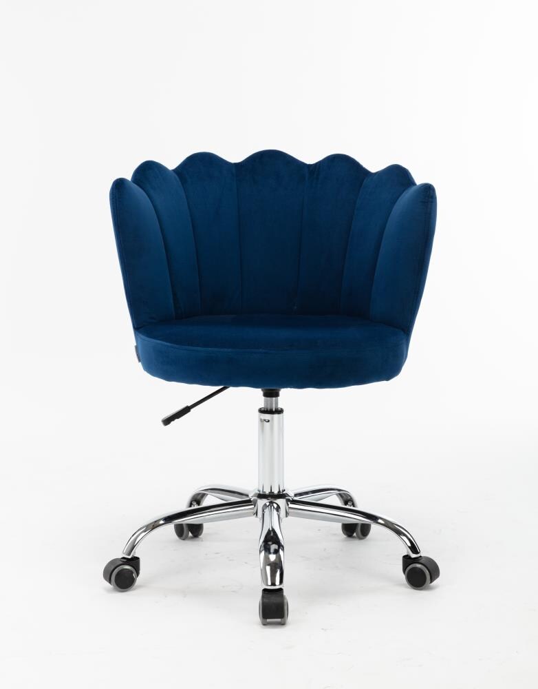 Velvet Office Chair Ergonomic 360 Swivel Adjustable Computer Desk Cushioned UK 