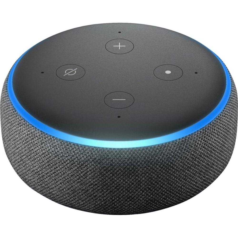 Amazon Dot (3rd Gen) - Charcoal in the Smart Speakers & Displays department at