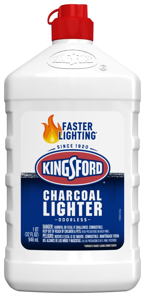 High End Lighter Fluid Produces Less Odor and Imparts Less Aftertaste 