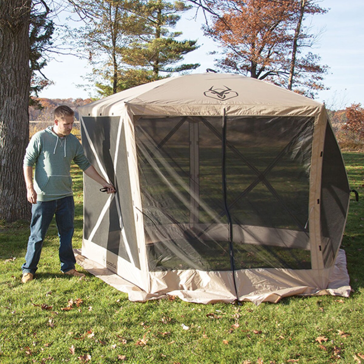 gazelle 5 sided portable gazebo