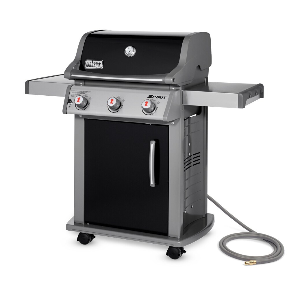Andes Notebook Kip Weber Spirit E-310 Black 3-Burner Natural Gas Grill in the Gas Grills  department at Lowes.com