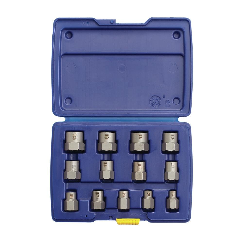 Industrial Bolt Extractor Set Irwin Hanson 54113 13pc 