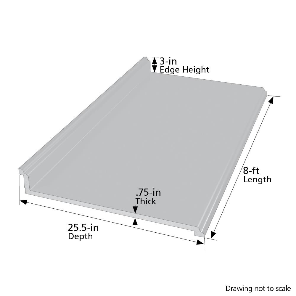 VTI Fine Laminate Countertops Formica VT Dimensions 96in x 25.5in x 4