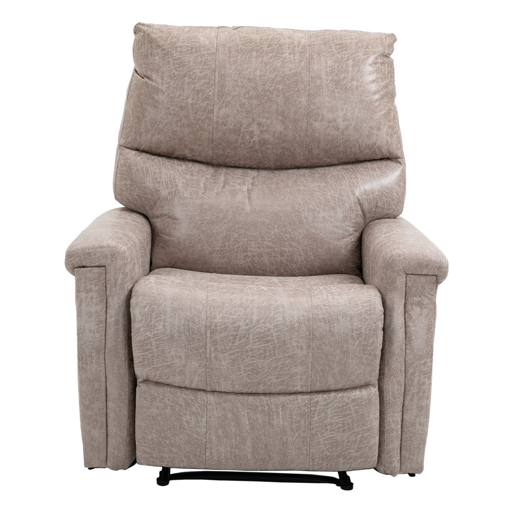 light gray recliner